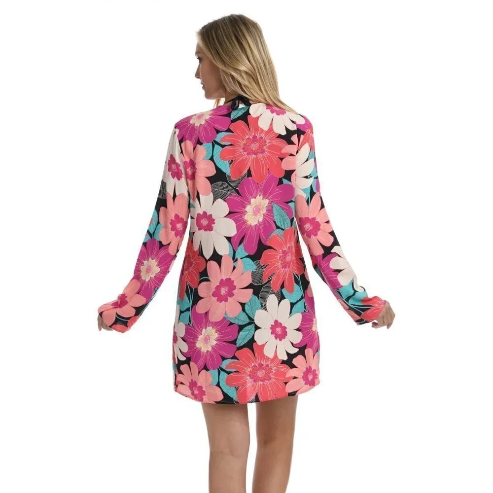 LA BLANCA In‎ Full Bloom V Neck Tunic